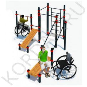 Воркаут Комплекс для инвалидов-колясочников СТ 2.20